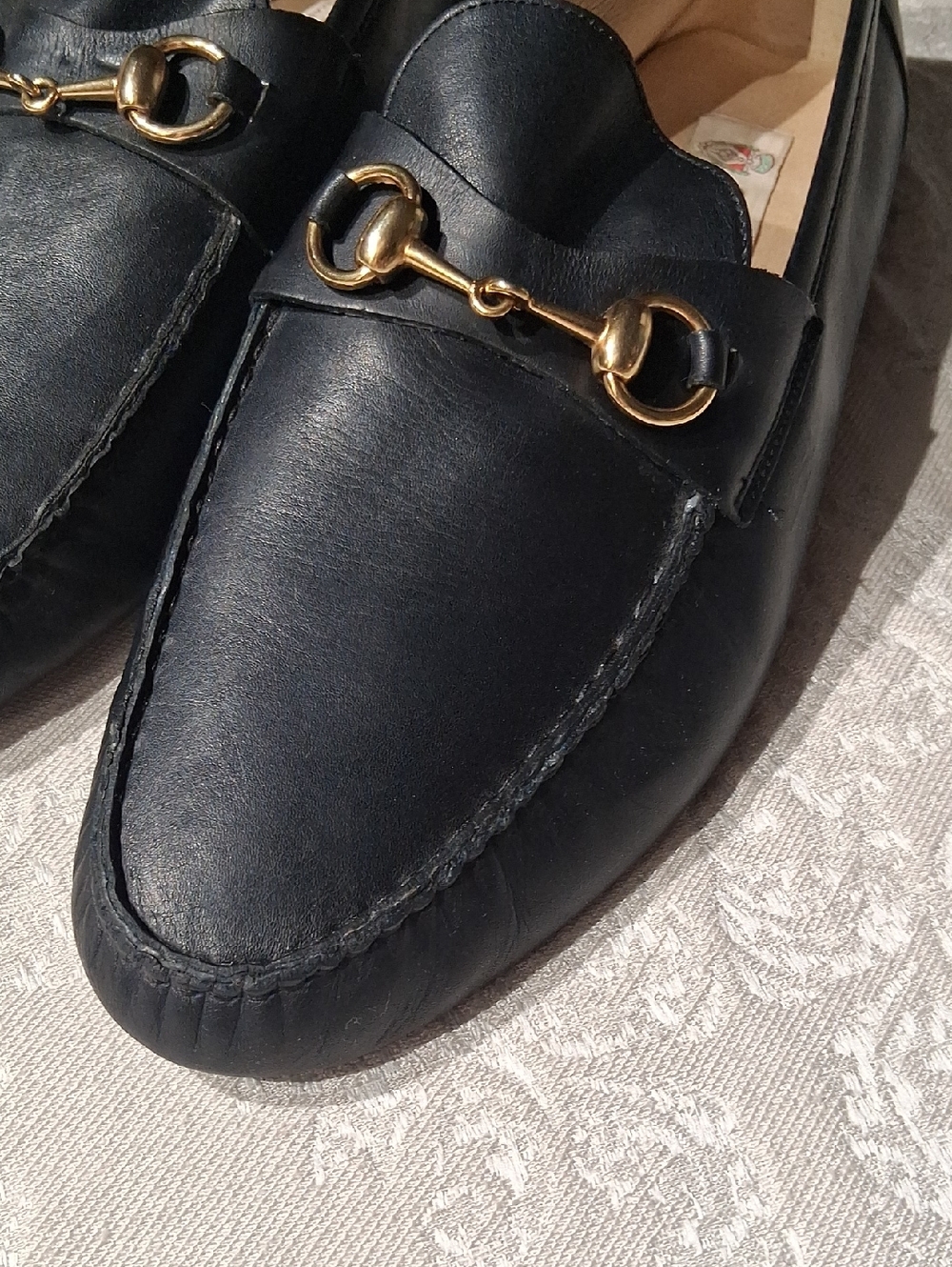 Gucci Vintage Men's Driving Shoes Size 12 - Picture 6 of 9